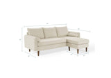 EEI-3867-BEI Revive Upholstered Right Or Left Sectional Sofa By Modway