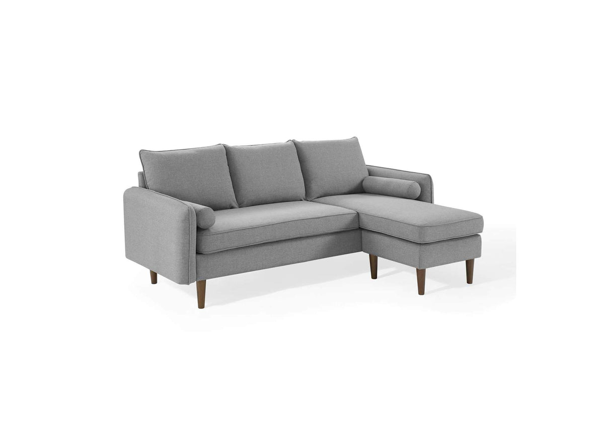 EEI-3867-LGR Revive Upholstered Right Or Left Sectional Sofa By Modway