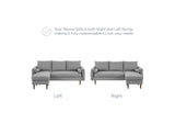 EEI-3867-LGR Revive Upholstered Right Or Left Sectional Sofa By Modway