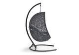 EEI-3943-BLK-GRY Encase Sunbrella® Swing Outdoor Patio Lounge Chair By Modway