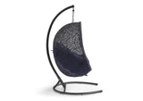 EEI-3943-BLK-NAV Encase Sunbrella® Swing Outdoor Patio Lounge Chair By Modway