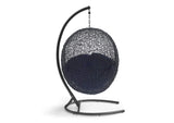 EEI-3943-BLK-NAV Encase Sunbrella® Swing Outdoor Patio Lounge Chair By Modway