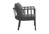 EEI-3960-SLA-CHA Riverside Outdoor Patio Aluminum Armchair Set Of 2 By Modway