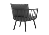 EEI-3960-SLA-CHA Riverside Outdoor Patio Aluminum Armchair Set Of 2 By Modway
