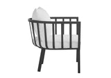 EEI-3960-SLA-WHI Riverside Outdoor Patio Aluminum Armchair Set Of 2 By Modway