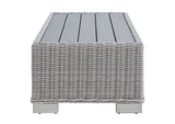 EEI-3981-LGR Conway 32" Outdoor Patio Wicker Rattan Coffee Table By Modway