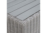 EEI-3981-LGR Conway 32" Outdoor Patio Wicker Rattan Coffee Table By Modway