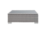 EEI-3982-LGR Conway 45" Outdoor Patio Wicker Rattan Coffee Table By Modway