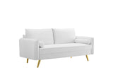 EEI-3988-WHI Revive Performance Velvet Sofa By Modway