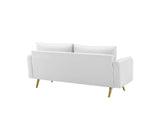 EEI-3988-WHI Revive Performance Velvet Sofa By Modway