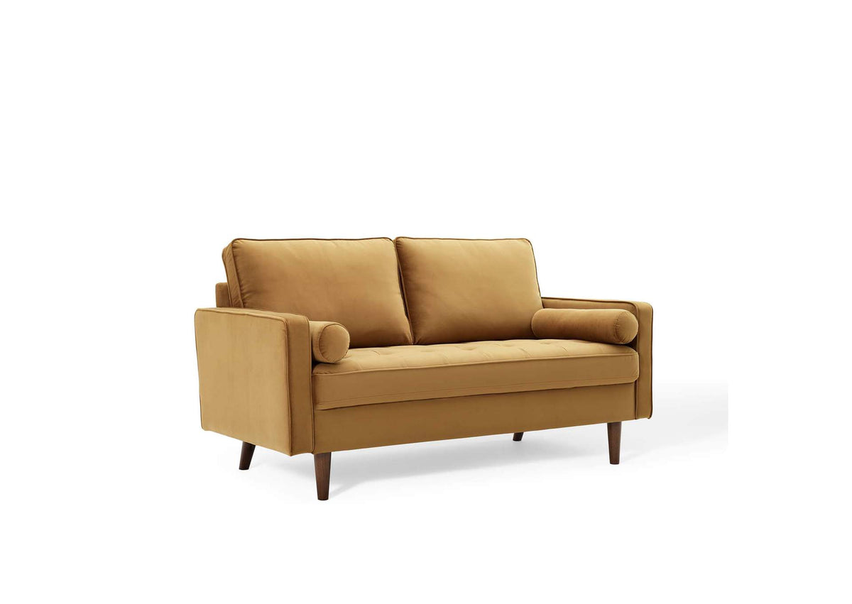 EEI-4004-COG Valour Performance Velvet Loveseat By Modway