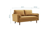 EEI-4004-COG Valour Performance Velvet Loveseat By Modway