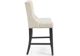 EEI-4016-BEI Baron Upholstered Fabric Counter Stool Set Of 2 By Modway