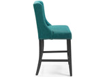 EEI-4016-TEA Baron Upholstered Fabric Counter Stool Set Of 2 By Modway