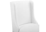 EEI-4017-WHI Baron Faux Leather Counter Stool Set Of 2 By Modway