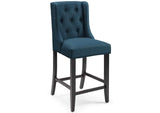 EEI-4020-AZU Baronet Upholstered Fabric Counter Bar Stool Set Of 2 By Modway