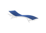 EEI-4039-WHI-NAV Glimpse Outdoor Patio Mesh Chaise Lounge Set Of 4 By Modway