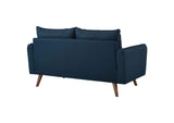 EEI-4047-AZU-SET Revive Upholstered Fabric Sofa And Loveseat Set By Modway