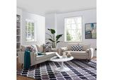 EEI-4047-BEI-SET Revive Upholstered Fabric Sofa And Loveseat Set By Modway