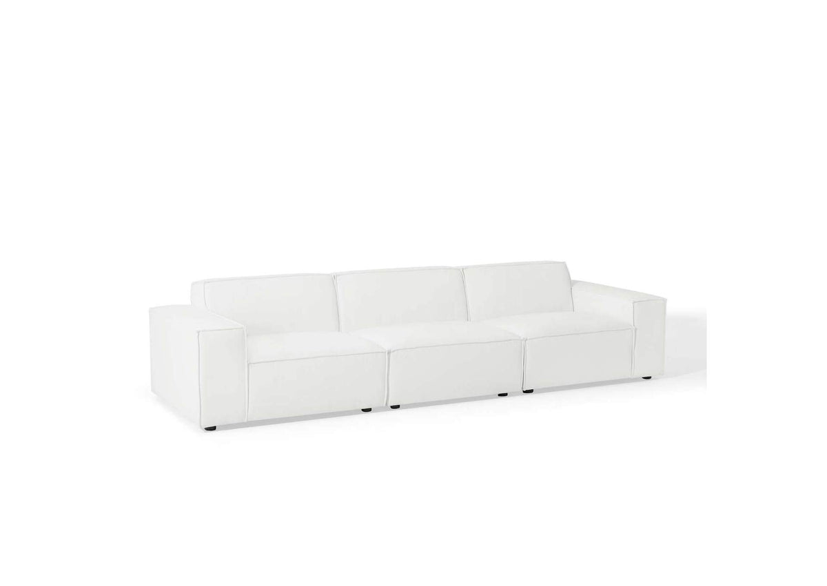 EEI-4112-WHI Restore 3-Piece Sectional Sofa By Modway