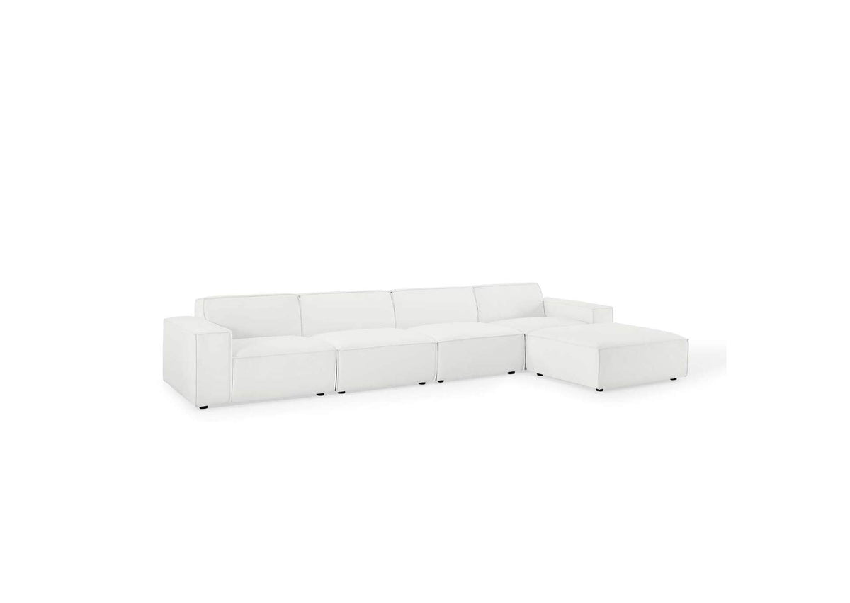 EEI-4115-WHI Restore 5 Piece Sectional Sofa By Modway