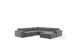 EEI-4118-CHA Restore 6-Piece Sectional Sofa By Modway