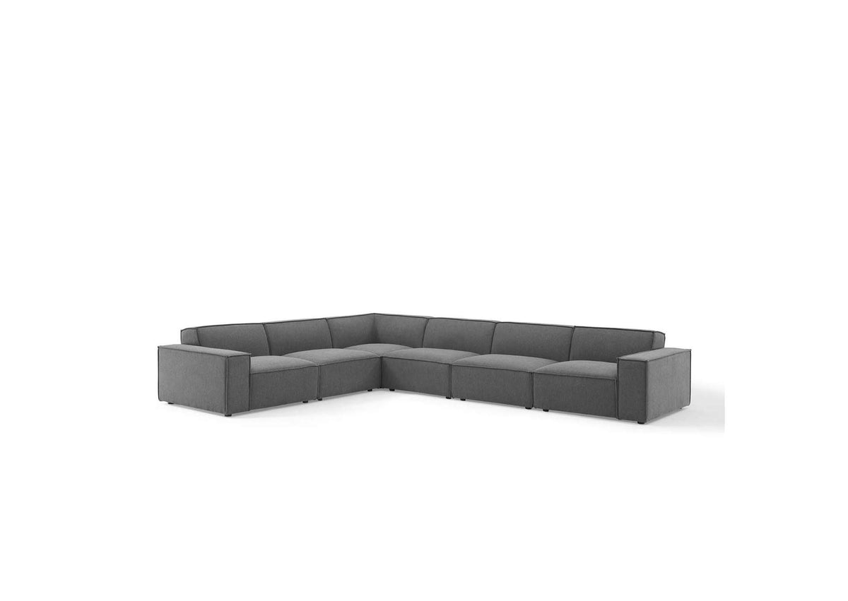 EEI-4119-CHA Restore 6-Piece Sectional Sofa By Modway
