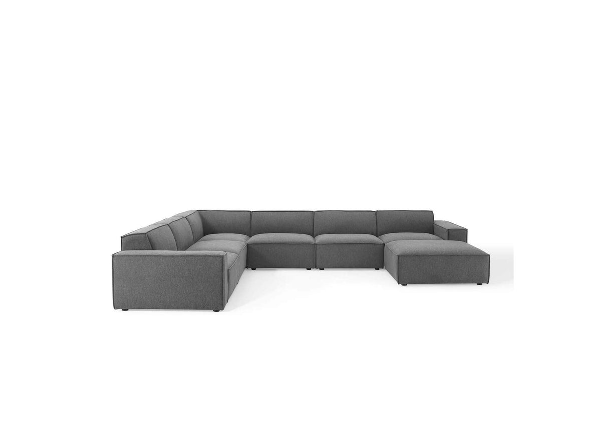 EEI-4120-CHA Restore 7-Piece Sectional Sofa By Modway