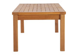 EEI-4122-NAT Upland Outdoor Patio Teak Wood Coffee Table By Modway
