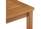 EEI-4122-NAT Upland Outdoor Patio Teak Wood Coffee Table By Modway