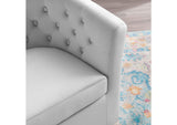 EEI-4138-LGR Prospect Tufted Performance Velvet Swivel Armchair By Modway