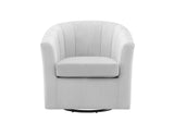 EEI-4139-LGR Prospect Performance Velvet Swivel Armchair By Modway