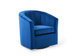 EEI-4139-NAV Prospect Performance Velvet Swivel Armchair By Modway