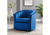 EEI-4139-NAV Prospect Performance Velvet Swivel Armchair By Modway