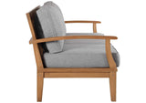 EEI-4176-NAT-GRY Marina Outdoor Patio Teak Sofa By Modway