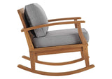 EEI-4177-NAT-GRY Marina Outdoor Patio Teak Rocking Chair By Modway
