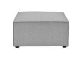 EEI-4211-GRY Saybrook Outdoor Patio Upholstered Sectional Sofa Ottoman By Modway