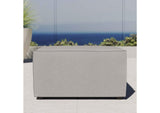 EEI-4211-GRY Saybrook Outdoor Patio Upholstered Sectional Sofa Ottoman By Modway
