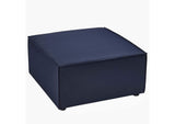 EEI-4211-NAV Saybrook Outdoor Patio Upholstered Sectional Sofa Ottoman By Modway