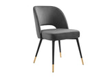 EEI-4212-CHA Rouse Performance Velvet Dining Side Chair By Modway