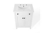 EEI-4250-WHI-WHI Nantucket 24" Bathroom Vanity By Modway