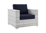 EEI-4297-LGR-NAV Convene Outdoor Patio Armchair By Modway