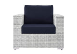 EEI-4297-LGR-NAV Convene Outdoor Patio Armchair By Modway