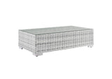 EEI-4299-LGR Convene Outdoor Patio Coffee Table By Modway