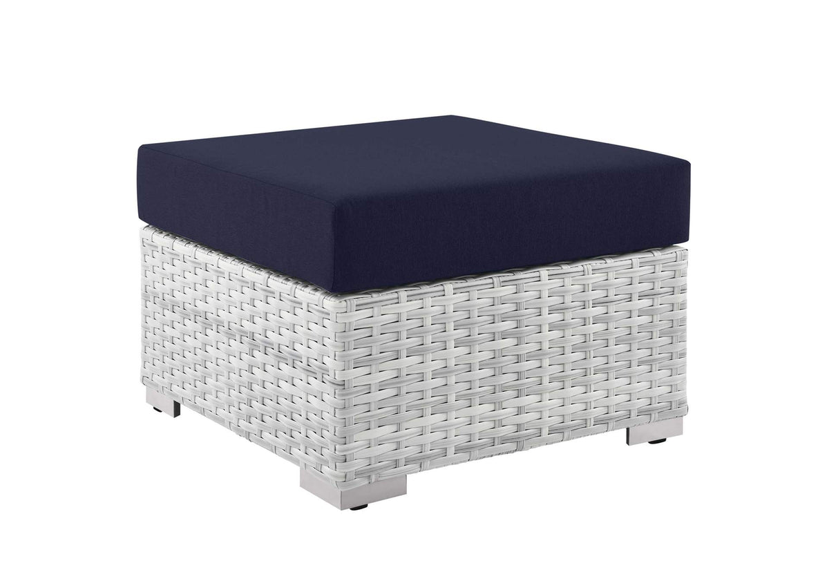 EEI-4301-LGR-NAV Convene Outdoor Patio Ottoman By Modway