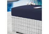 EEI-4301-LGR-NAV Convene Outdoor Patio Ottoman By Modway