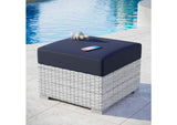 EEI-4301-LGR-NAV Convene Outdoor Patio Ottoman By Modway