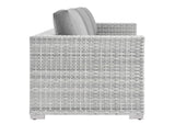 EEI-4305-LGR-GRY Convene Outdoor Patio Sofa By Modway