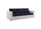 EEI-4305-LGR-NAV Convene Outdoor Patio Sofa By Modway