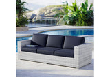EEI-4305-LGR-NAV Convene Outdoor Patio Sofa By Modway